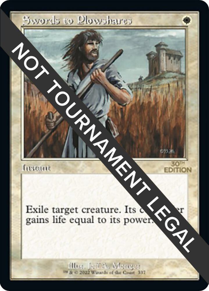 Swords to Plowshares (Retro Frame) 337 card from 30th Anniversary Edition