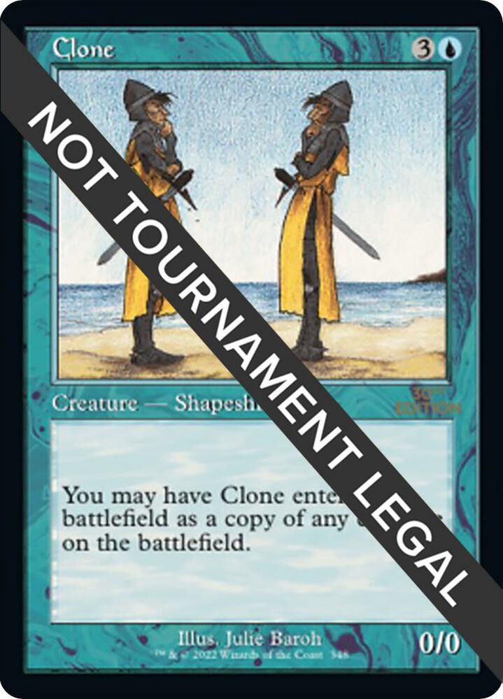 Clone (Retro Frame) 348 card from 30th Anniversary Edition