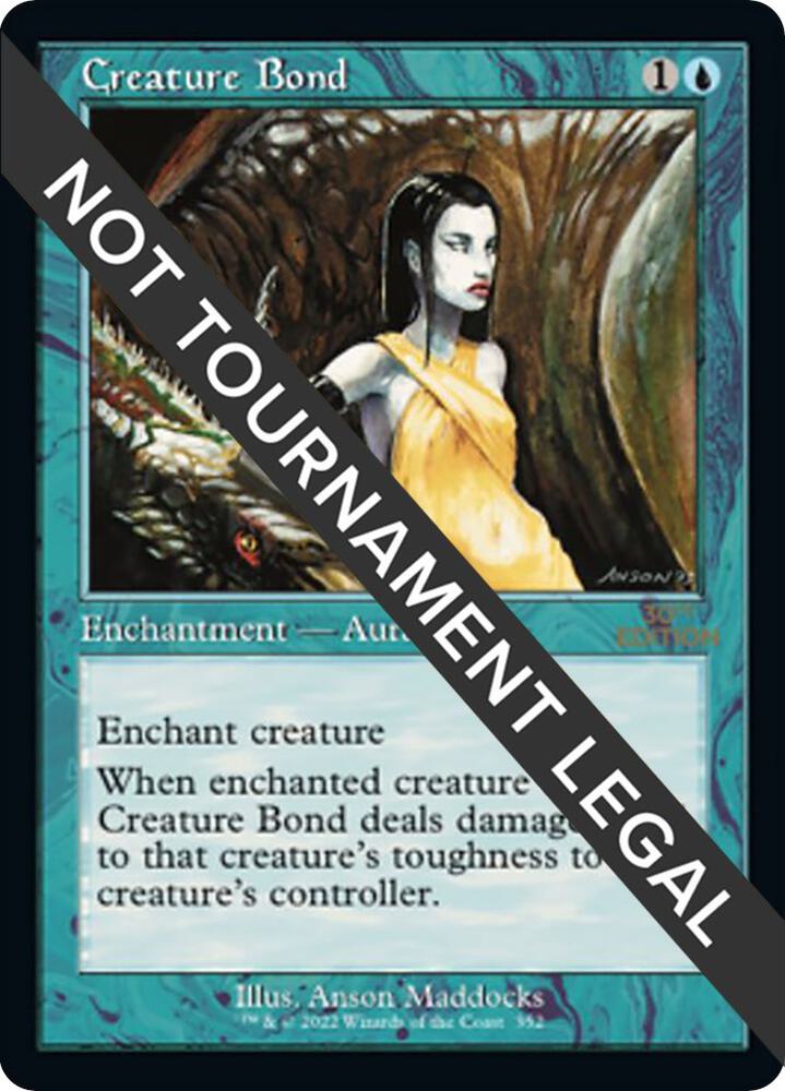 Creature Bond (Retro Frame) 352 card from 30th Anniversary Edition