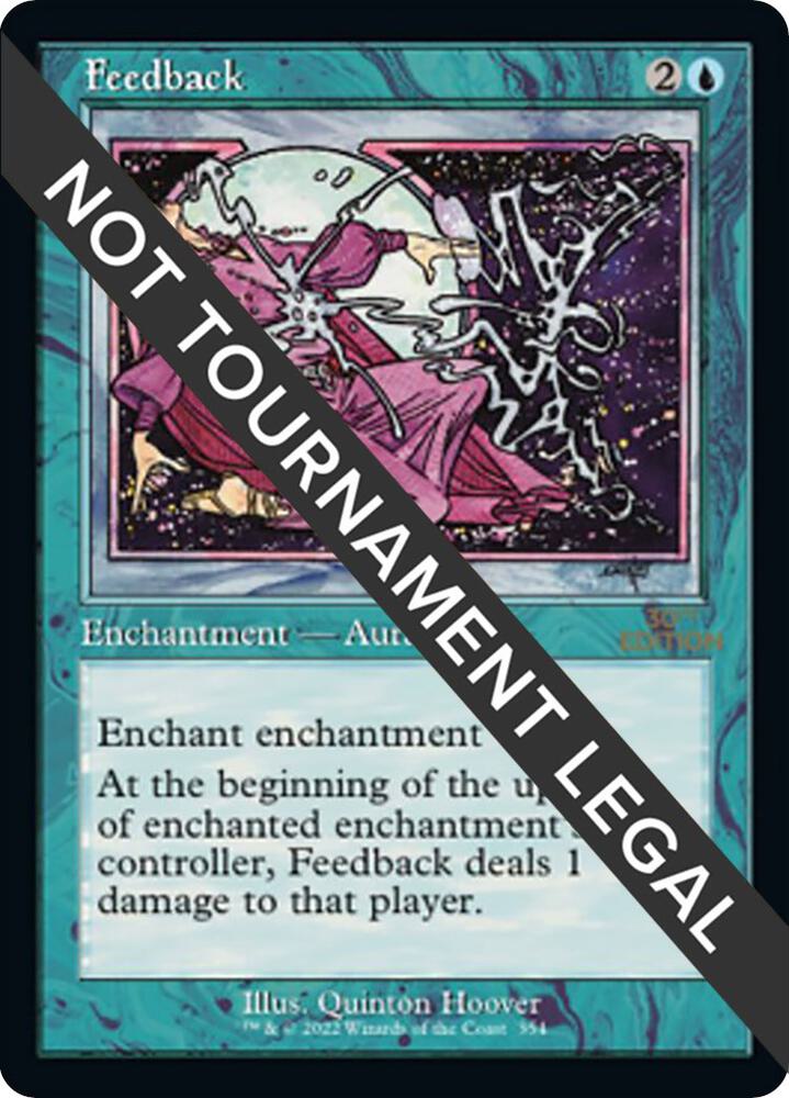 Feedback (Retro Frame) 354 card from 30th Anniversary Edition