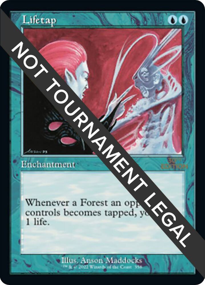 Lifetap (Retro Frame) 358 card from 30th Anniversary Edition