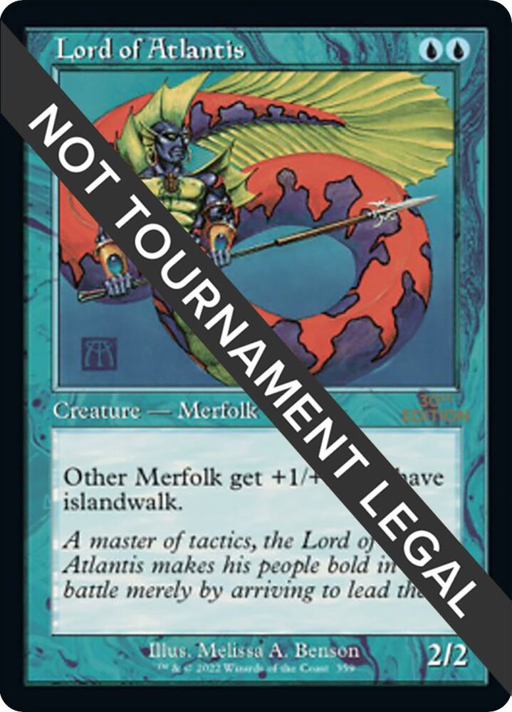Lord of Atlantis (Retro Frame) 359 card from 30th Anniversary Edition