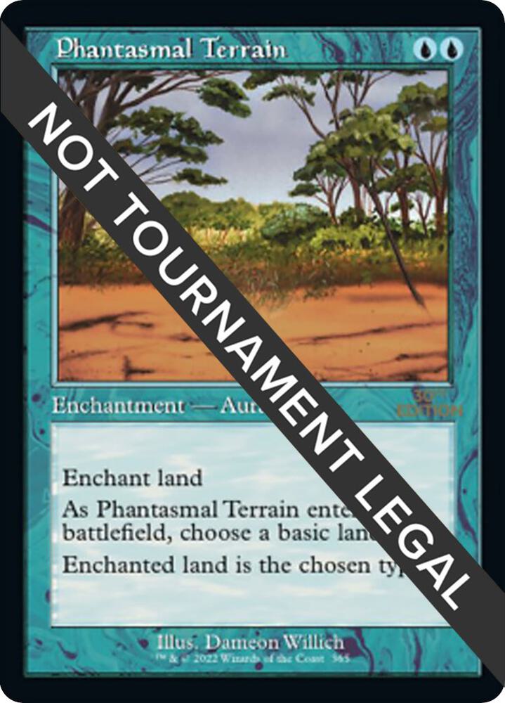 Phantasmal Terrain (Retro Frame) 365 card from 30th Anniversary Edition