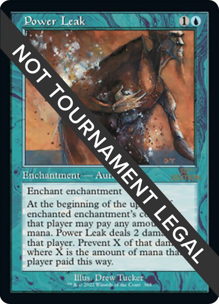 Power Leak (Retro Frame) 368 card from 30th Anniversary Edition