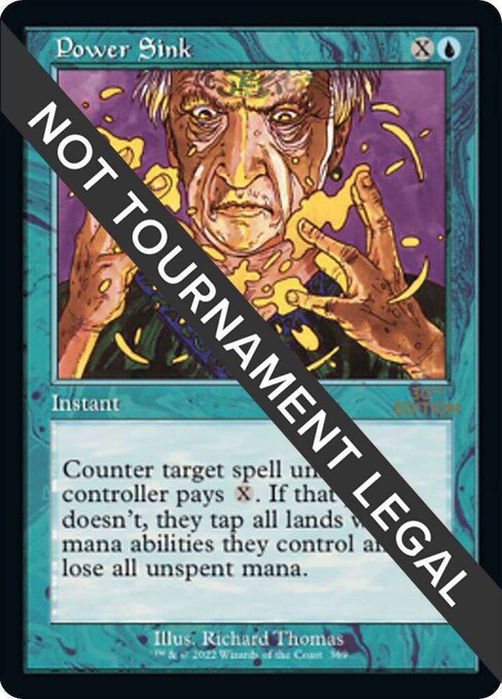 Power Sink (Retro Frame) 369 card from 30th Anniversary Edition