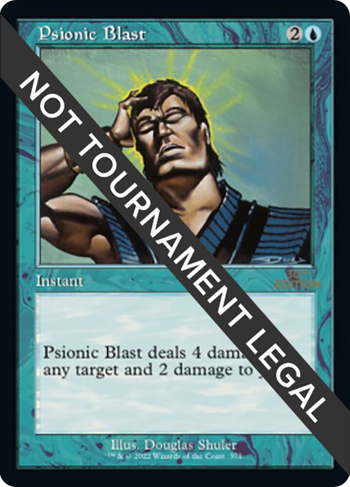 Psionic Blast (Retro Frame) 371 card from 30th Anniversary Edition