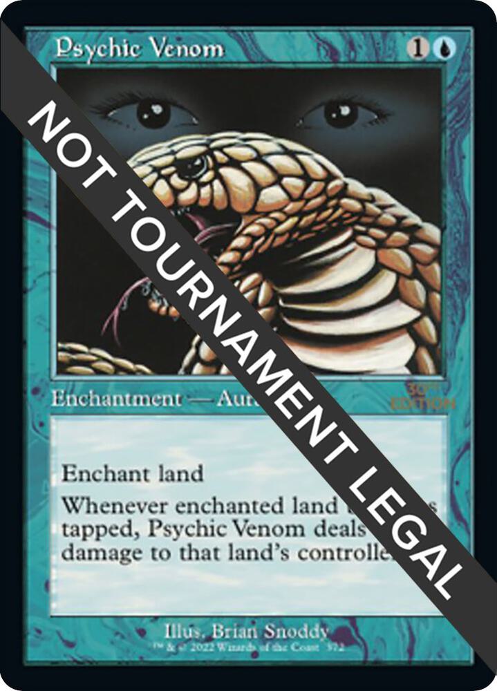 Psychic Venom (Retro Frame) 372 card from 30th Anniversary Edition