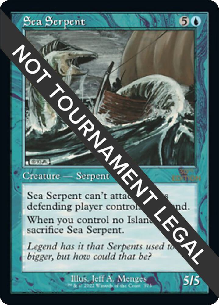 Sea Serpent (Retro Frame) 373 card from 30th Anniversary Edition