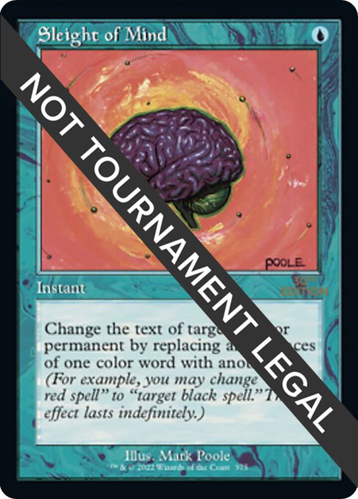 Sleight of Mind (Retro Frame) 375 card from 30th Anniversary Edition