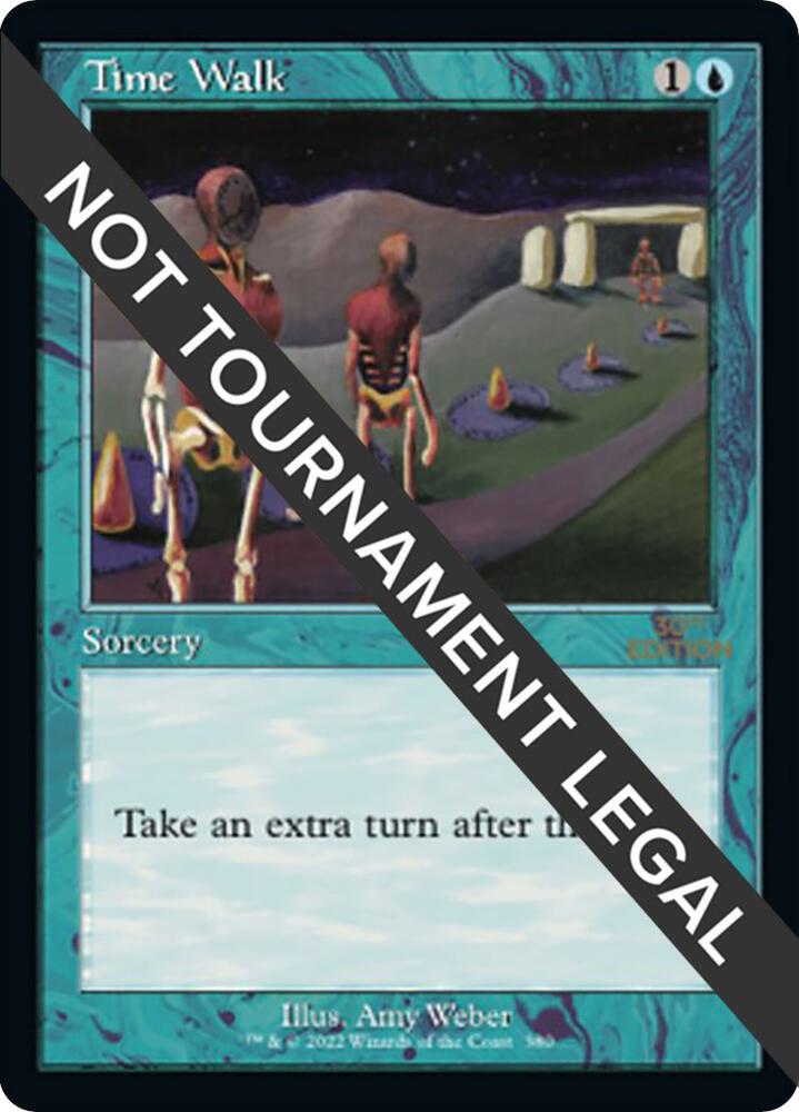 Time Walk (Retro Frame) 380 card from 30th Anniversary Edition
