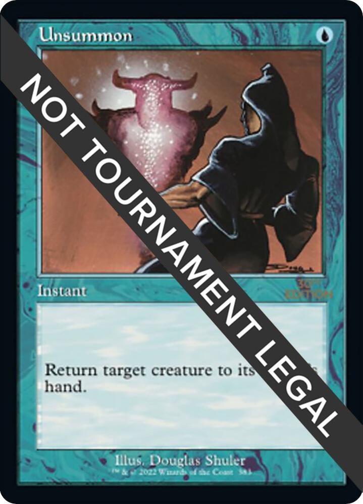 Unsummon (Retro Frame) 383 card from 30th Anniversary Edition