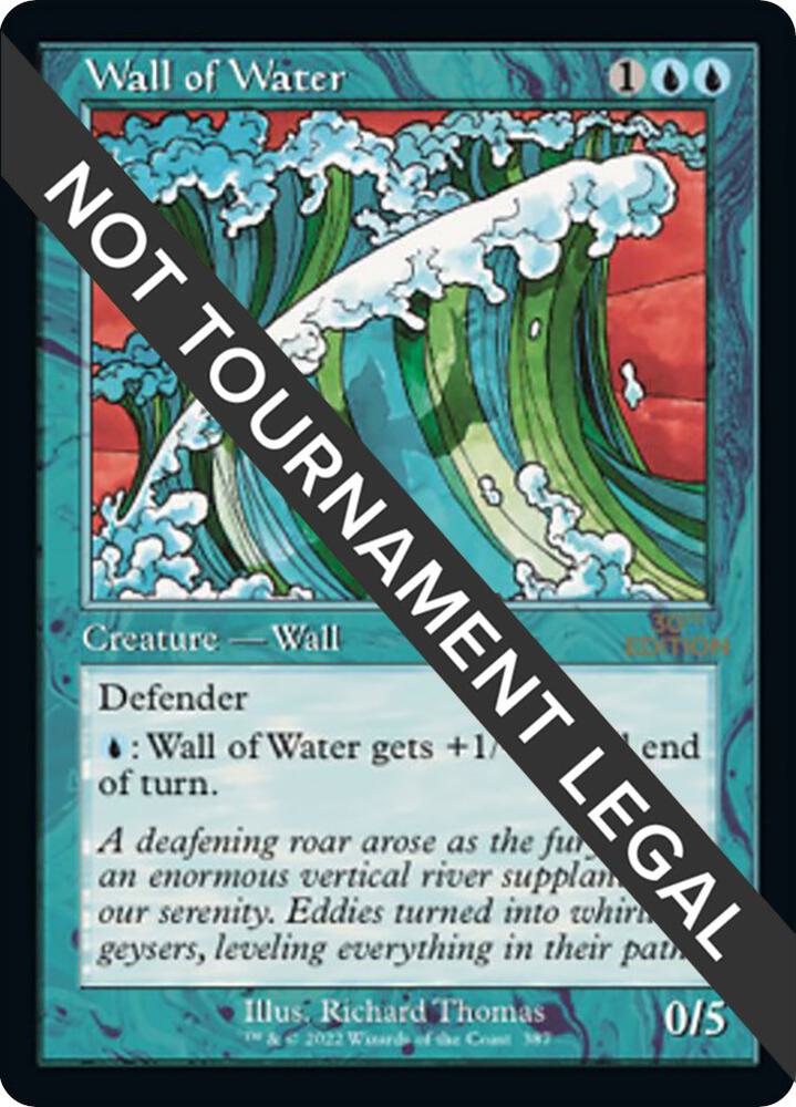 Wall of Water (Retro Frame) 387 card from 30th Anniversary Edition