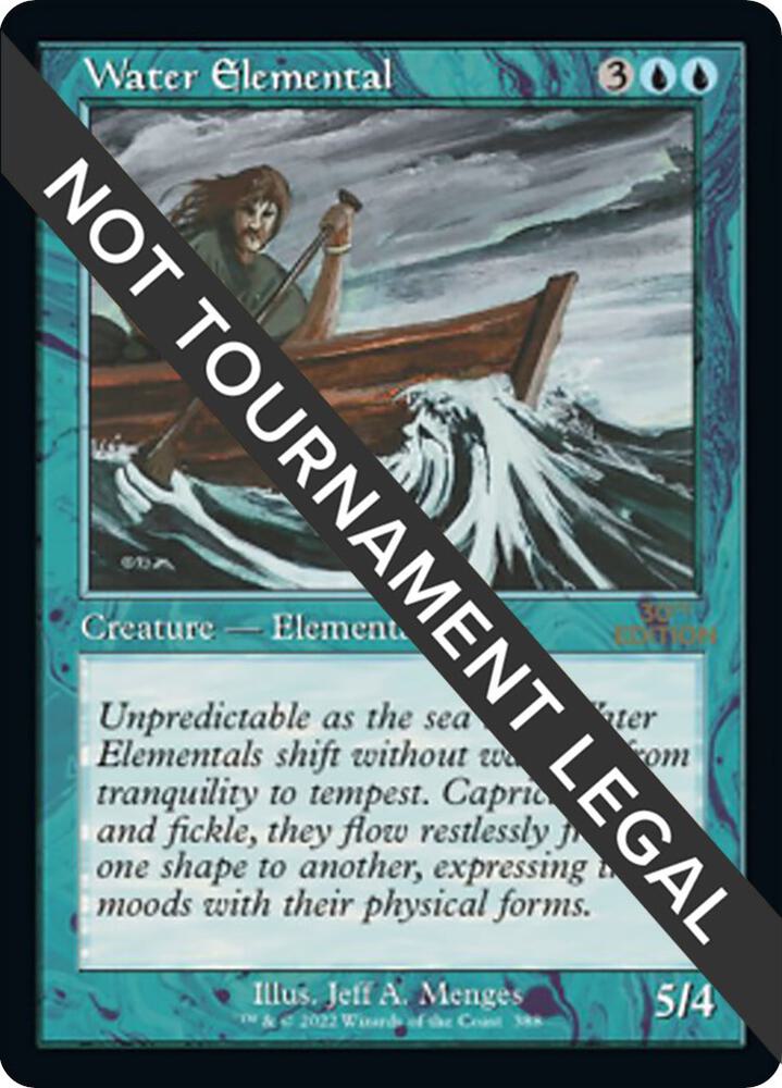 Water Elemental (Retro Frame) 388 card from 30th Anniversary Edition