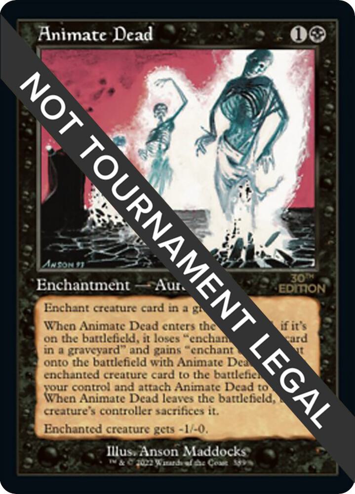Animate Dead (Retro Frame) 389 card from 30th Anniversary Edition