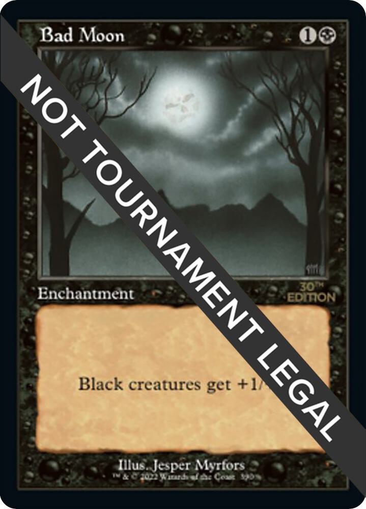 Bad Moon (Retro Frame) 390 card from 30th Anniversary Edition
