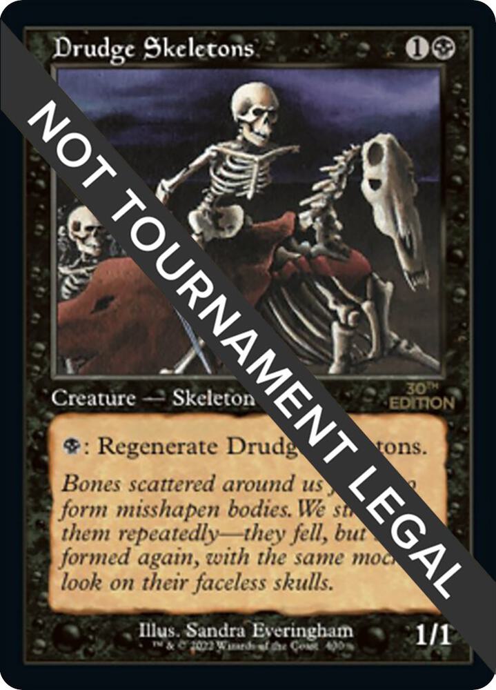 Drudge Skeletons (Retro Frame) 400 card from 30th Anniversary Edition