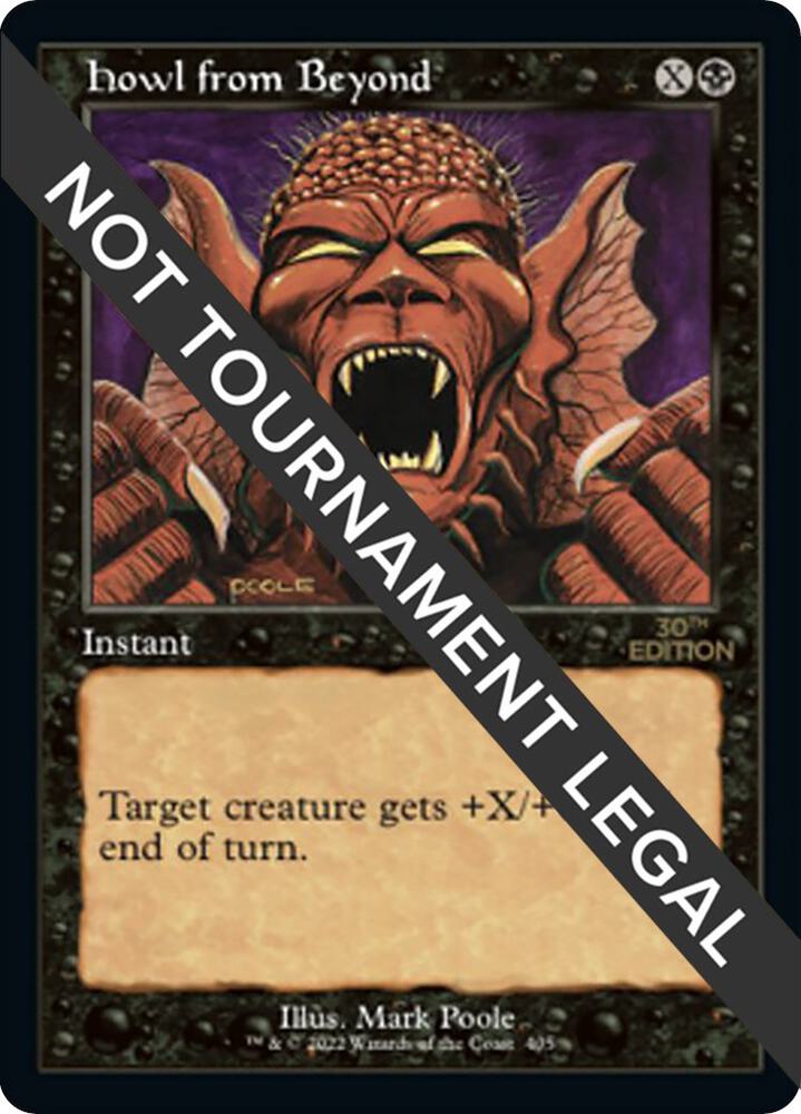 Howl from Beyond (Retro Frame) 405 card from 30th Anniversary Edition