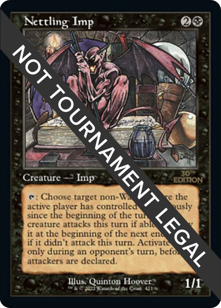 Nettling Imp (Retro Frame) 411 card from 30th Anniversary Edition