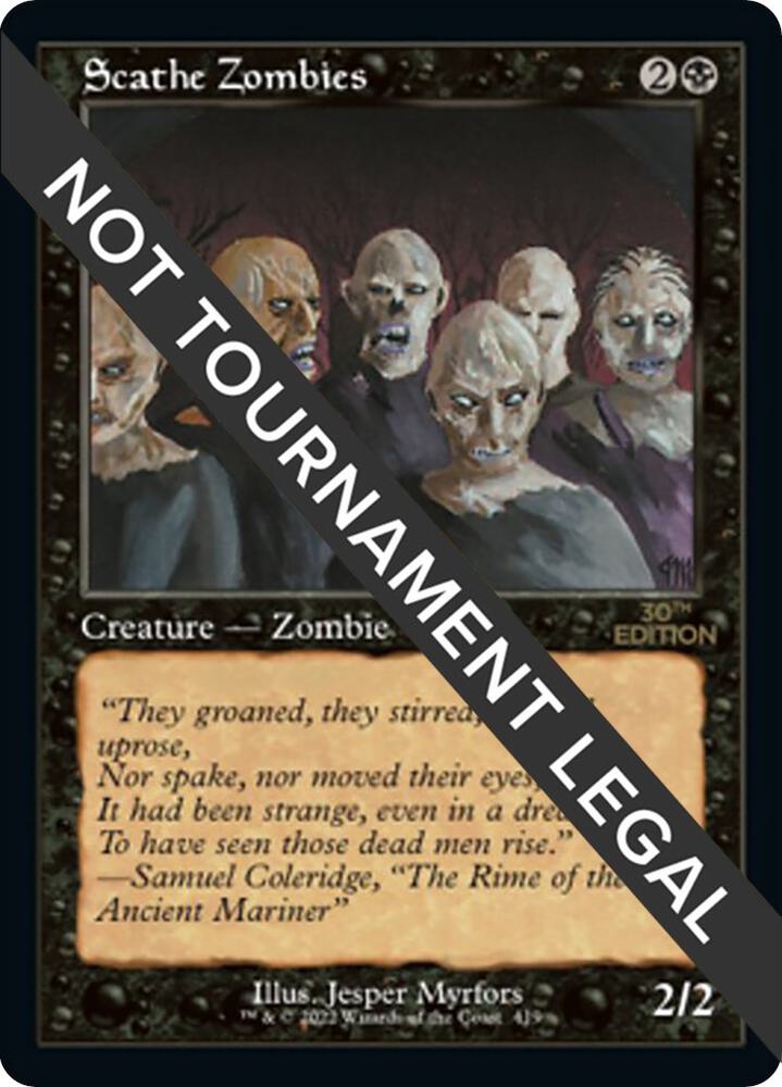 Scathe Zombies (Retro Frame) 419 card from 30th Anniversary Edition