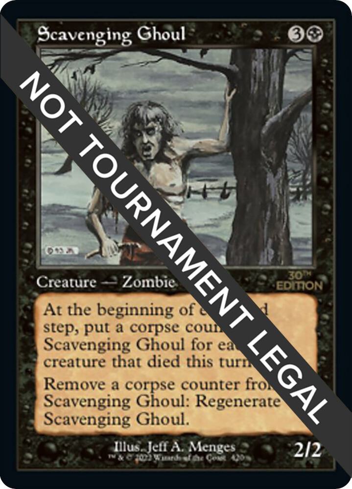 Scavenging Ghoul (Retro Frame) 420 card from 30th Anniversary Edition