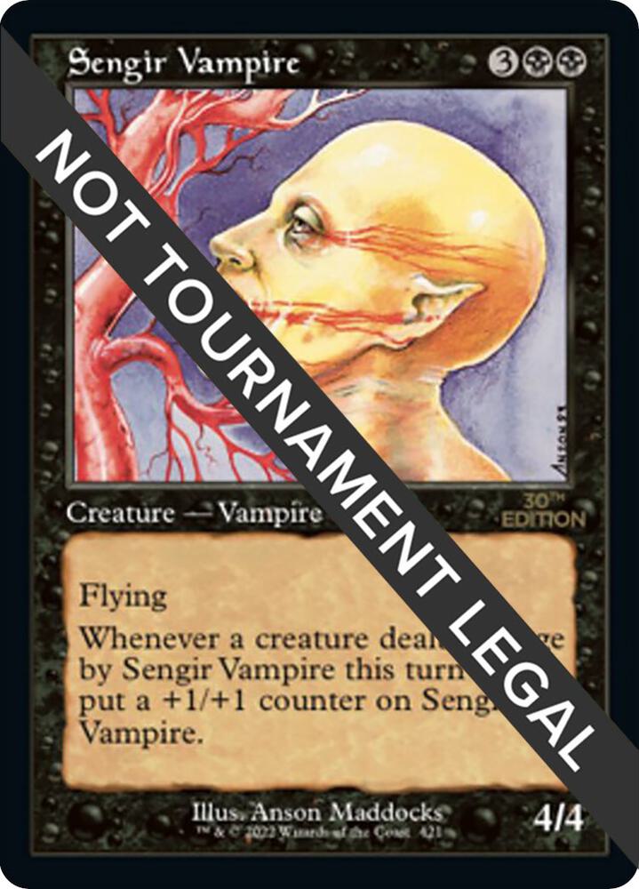 Sengir Vampire (Retro Frame) 421 card from 30th Anniversary Edition
