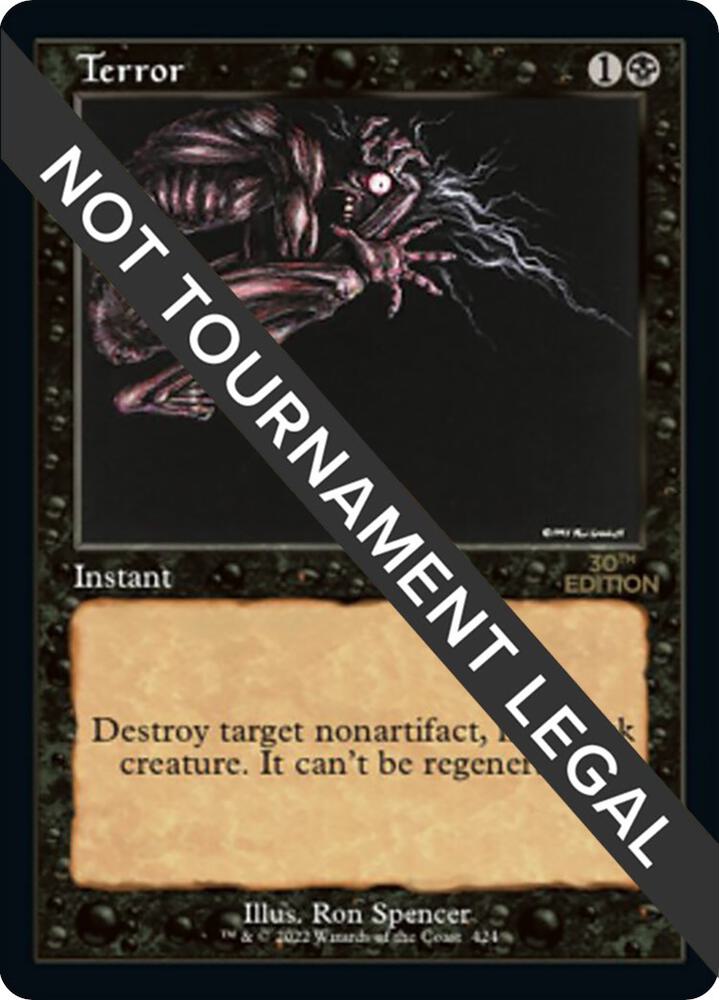 Terror (Retro Frame) 424 card from 30th Anniversary Edition