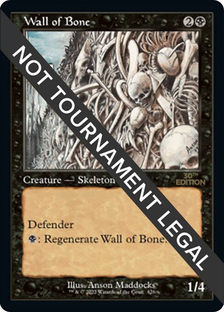 Wall of Bone (Retro Frame) 426 card from 30th Anniversary Edition