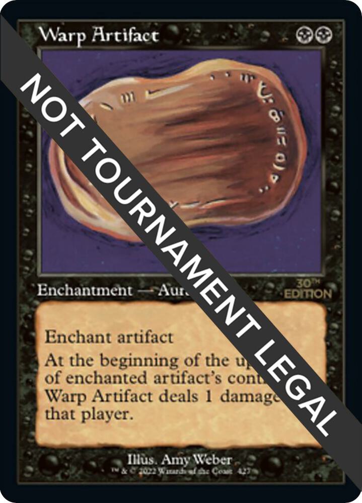 Warp Artifact (Retro Frame) 427 card from 30th Anniversary Edition