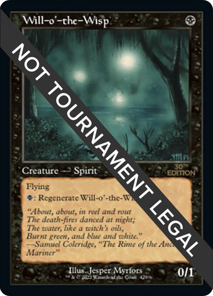 Will-o'-the-Wisp (Retro Frame) 429 card from 30th Anniversary Edition