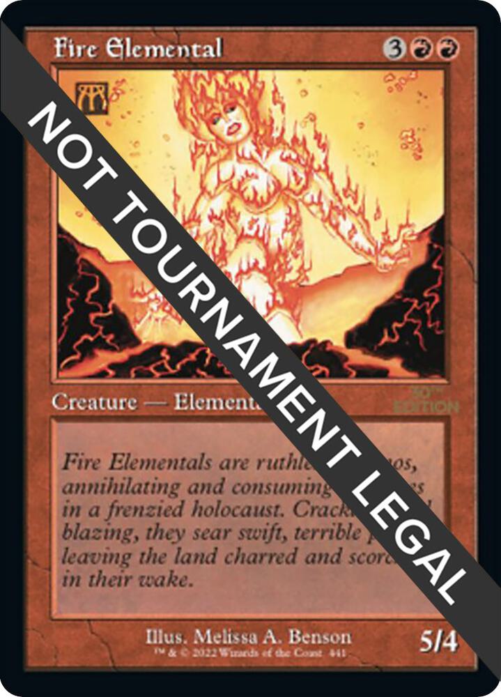 Fire Elemental (Retro Frame) 441 card from 30th Anniversary Edition