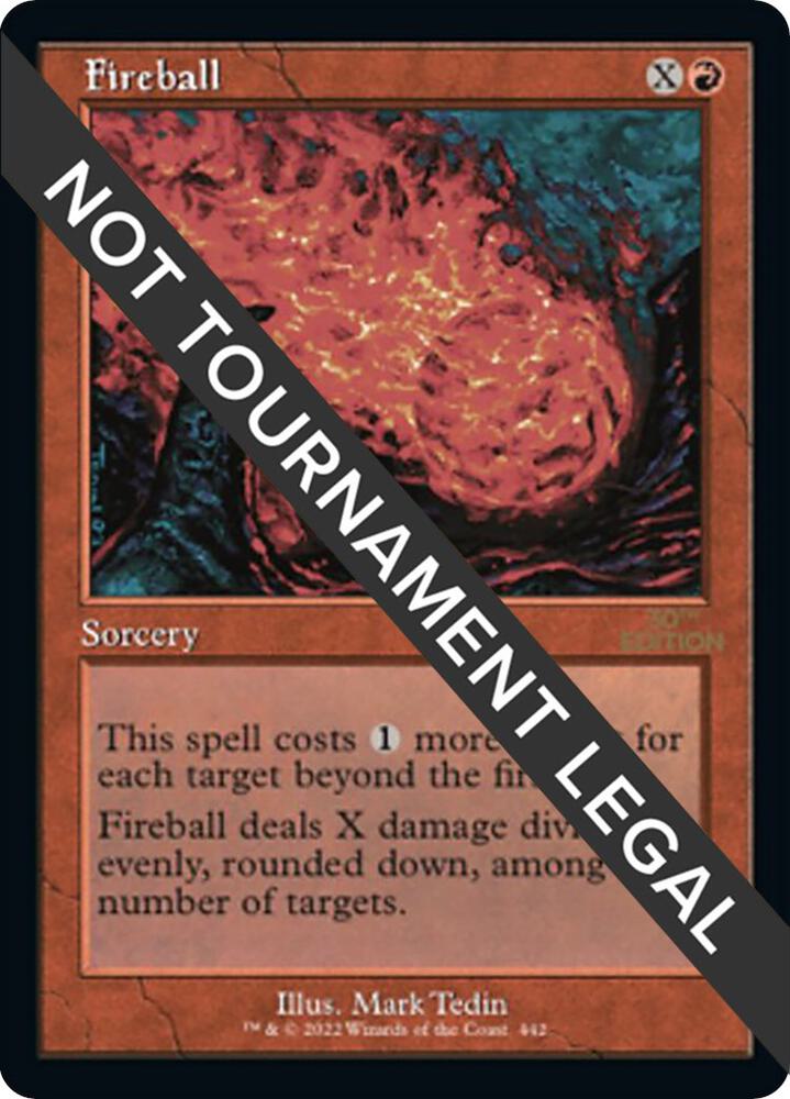 Fireball (Retro Frame) 442 card from 30th Anniversary Edition