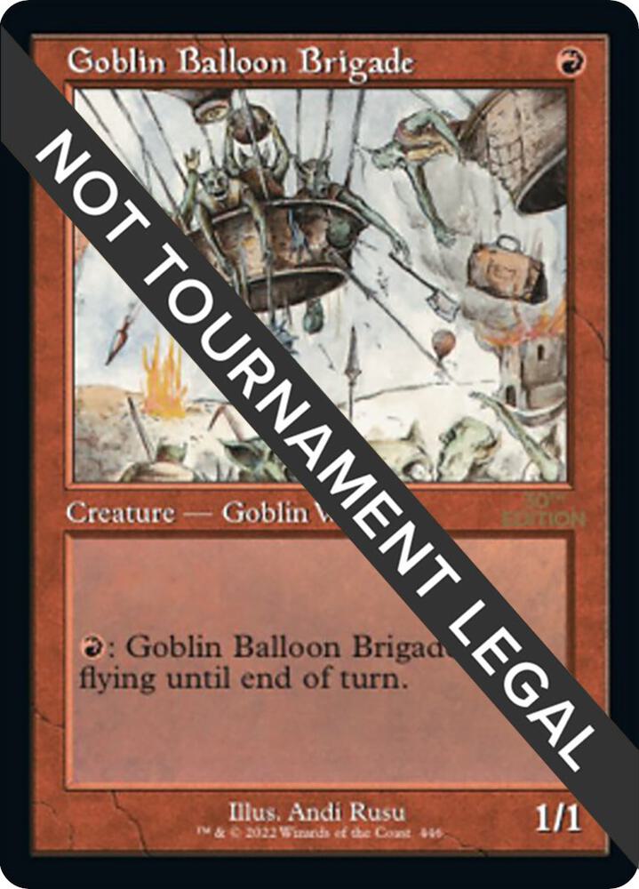 Goblin Balloon Brigade (Retro Frame) 446 card from 30th Anniversary Edition