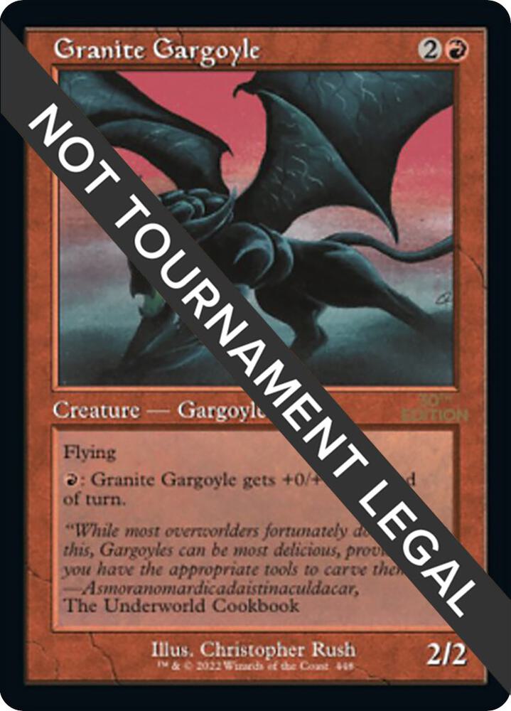 Granite Gargoyle (Retro Frame) 448 card from 30th Anniversary Edition