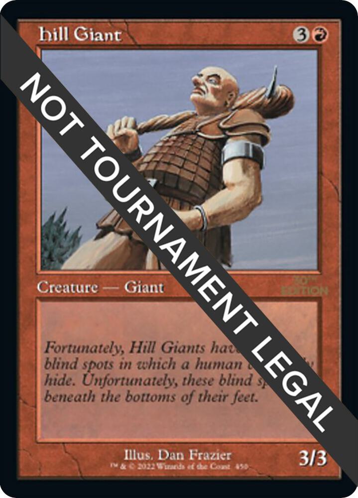 Hill Giant (Retro Frame) 450 card from 30th Anniversary Edition