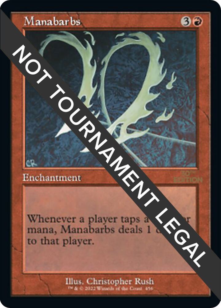 Manabarbs (Retro Frame) 456 card from 30th Anniversary Edition