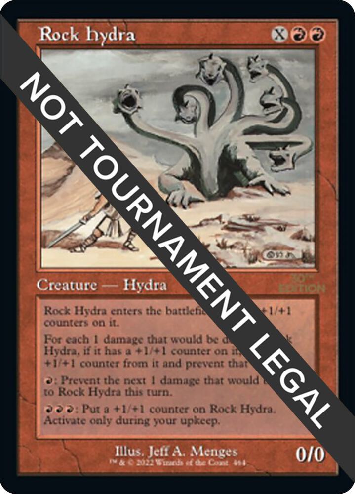 Rock Hydra (Retro Frame) 464 card from 30th Anniversary Edition