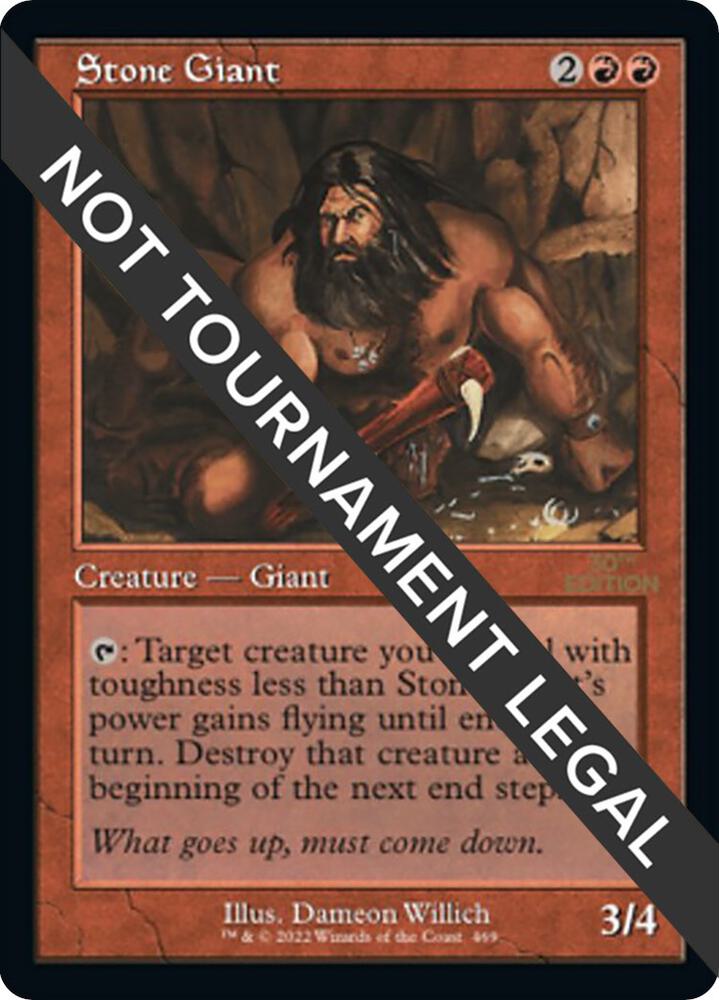 Stone Giant (Retro Frame) 469 card from 30th Anniversary Edition