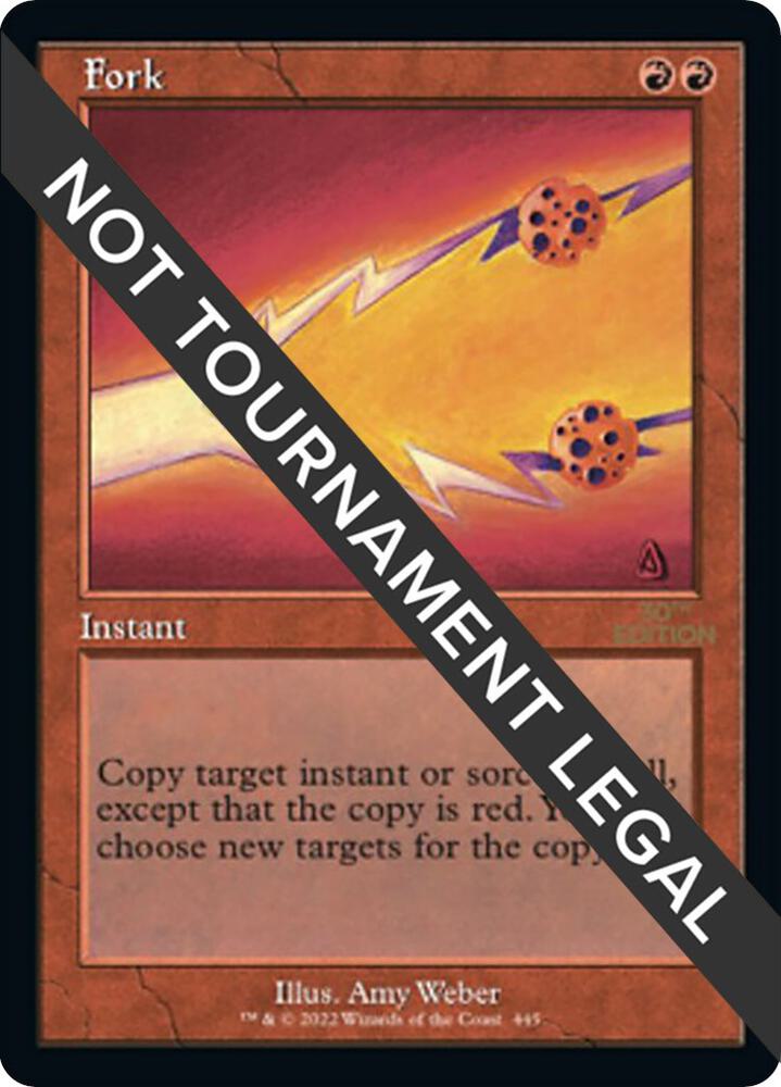Fork (Retro Frame) 445 card from 30th Anniversary Edition