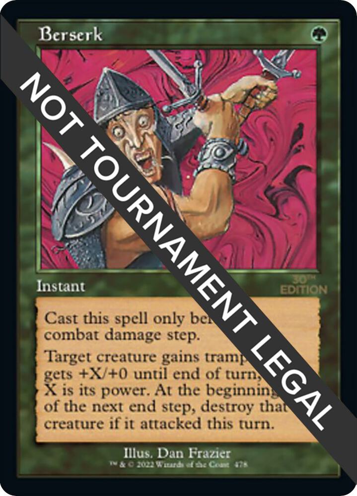 Berserk (Retro Frame) 478 card from 30th Anniversary Edition