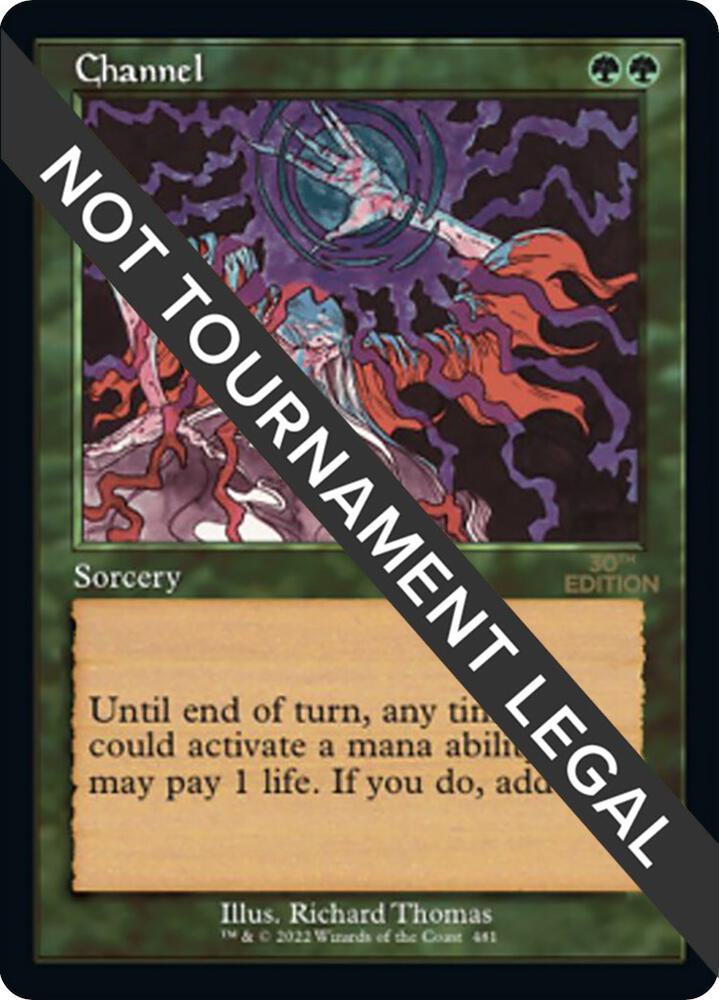 Channel (Retro Frame) 481 card from 30th Anniversary Edition