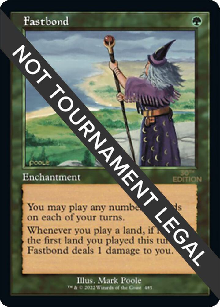 Fastbond (Retro Frame) 485 card from 30th Anniversary Edition