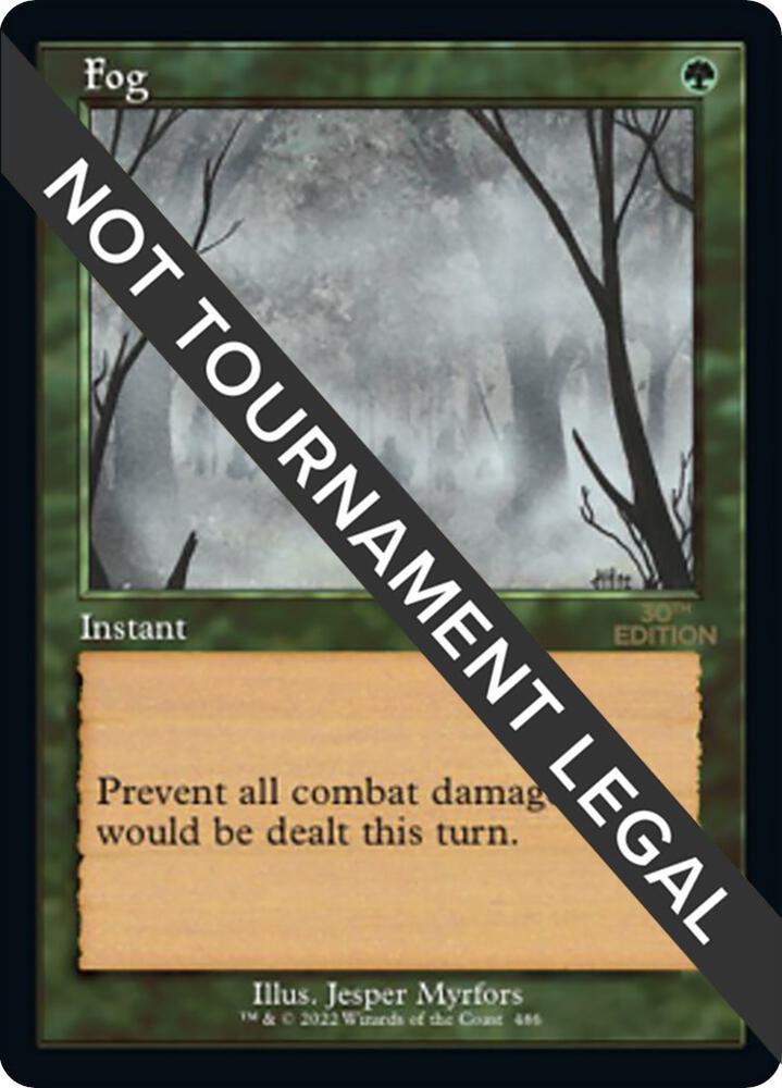 Fog (Retro Frame) 486 card from 30th Anniversary Edition
