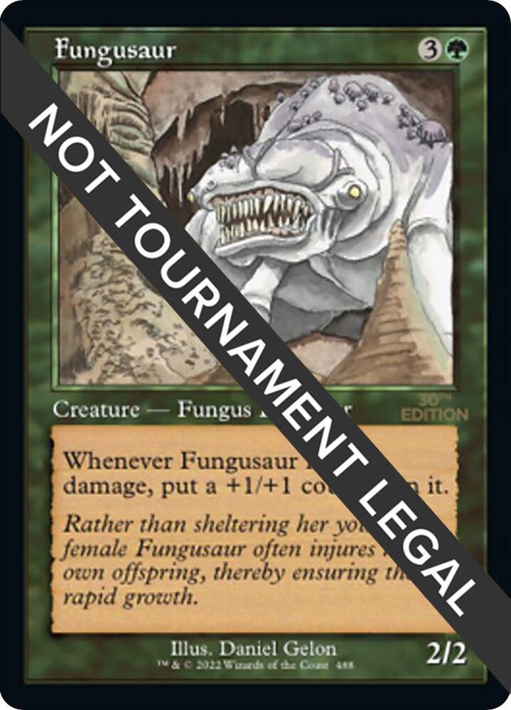 Fungusaur (Retro Frame) 488 card from 30th Anniversary Edition