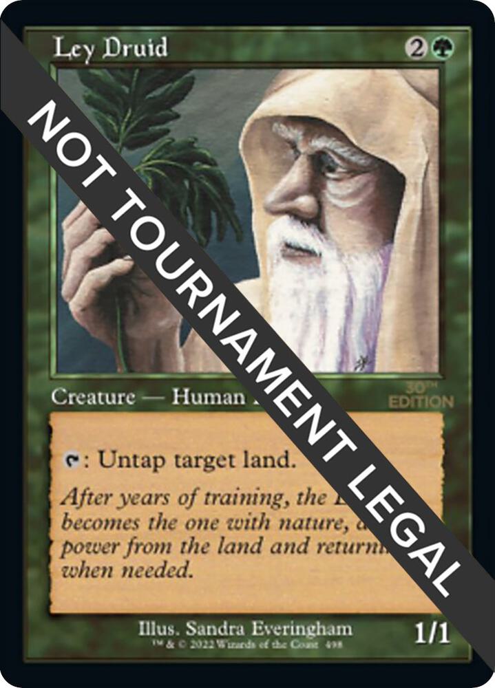 Ley Druid (Retro Frame) 498 card from 30th Anniversary Edition