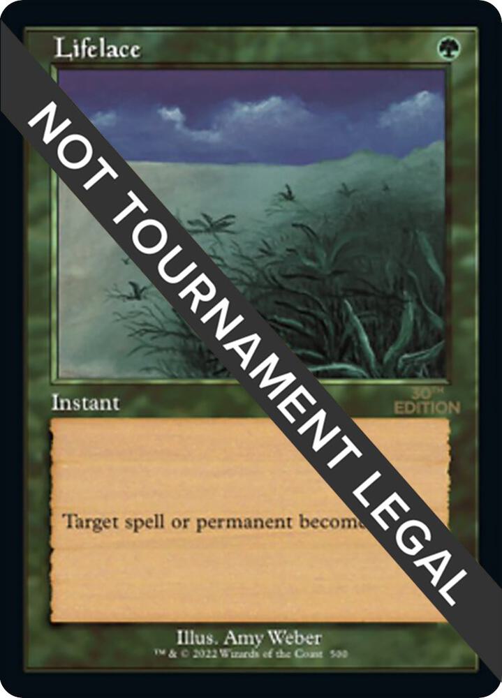 Lifelace (Retro Frame) 500 card from 30th Anniversary Edition