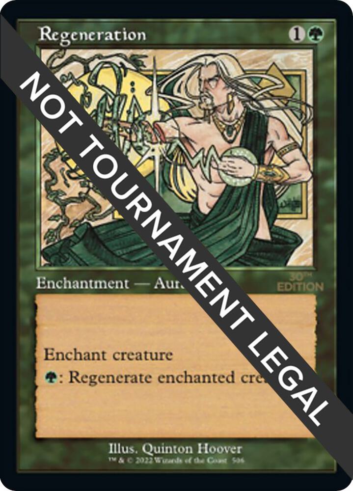 Regeneration (Retro Frame) 506 card from 30th Anniversary Edition