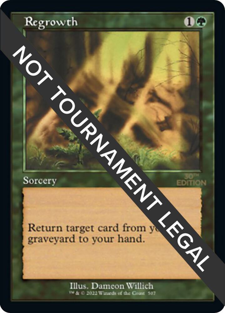 Regrowth (Retro Frame) 507 card from 30th Anniversary Edition