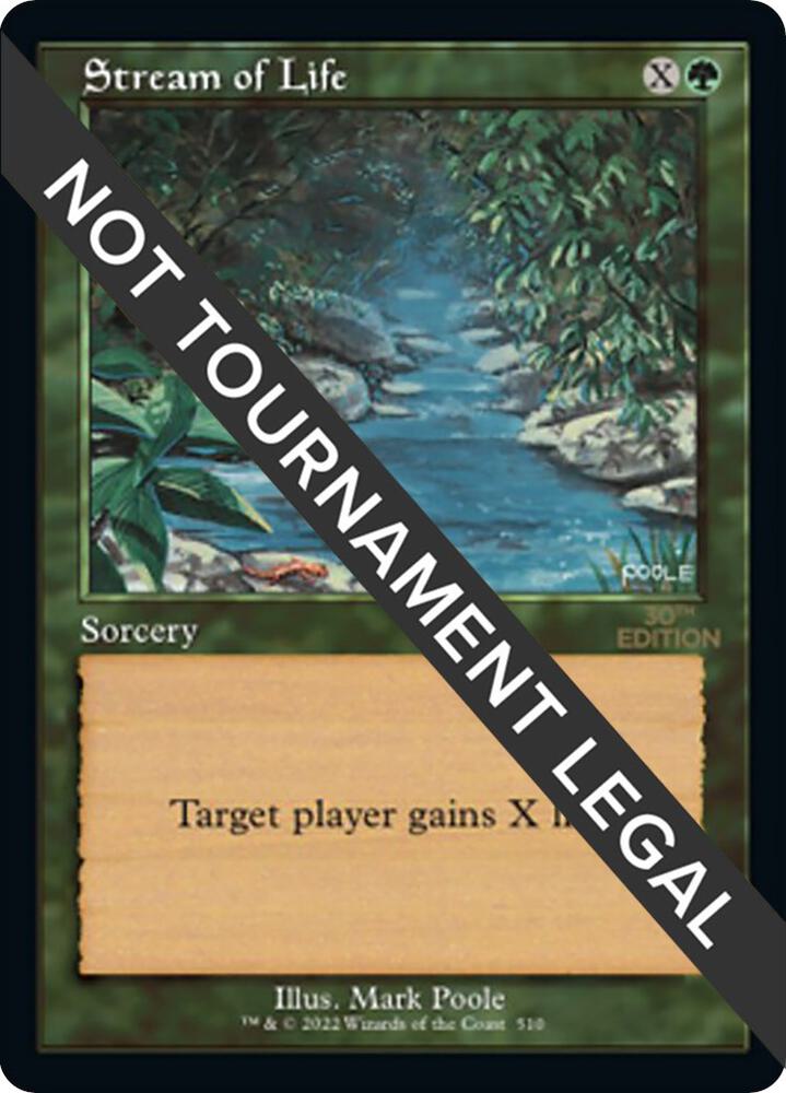 Stream of Life (Retro Frame) 510 card from 30th Anniversary Edition