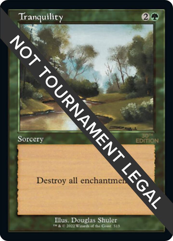 Tranquility (Retro Frame) 513 card from 30th Anniversary Edition