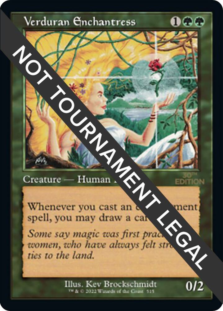 Verduran Enchantress (Retro Frame) 515 card from 30th Anniversary Edition